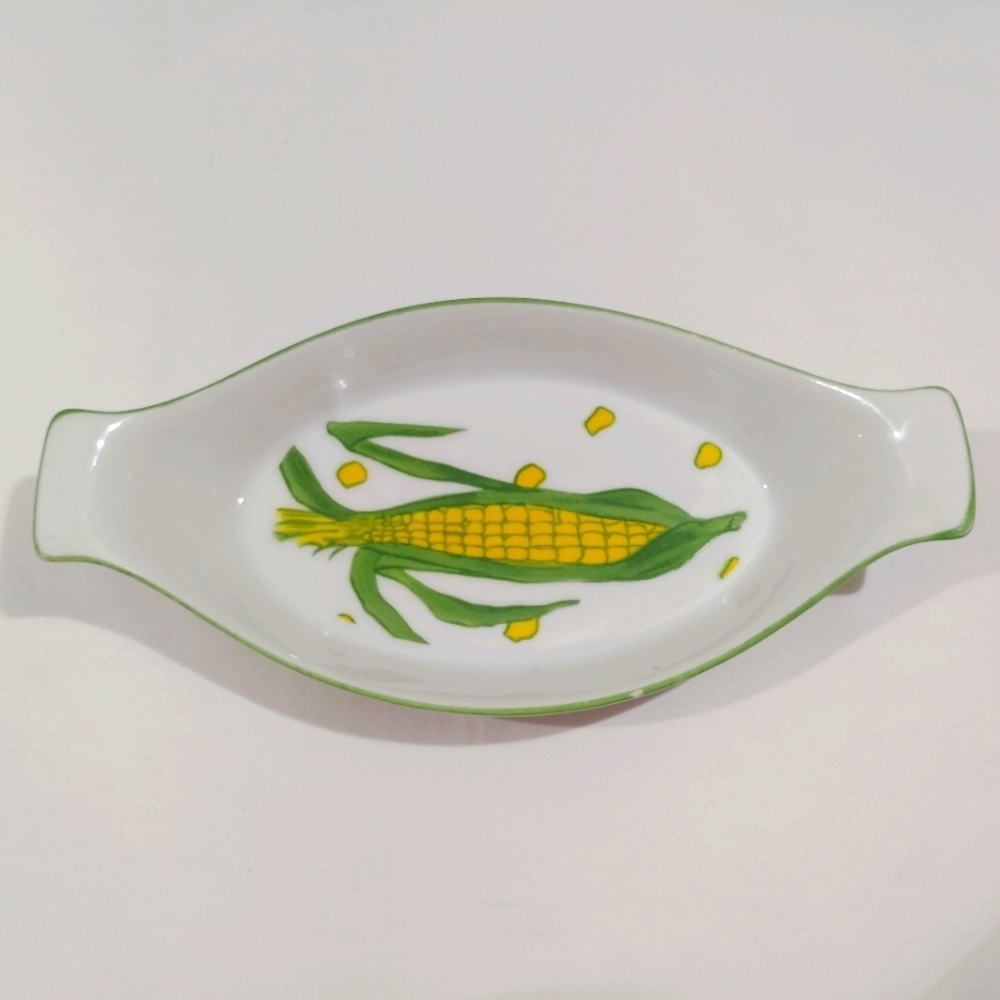 Vintage Franci Vegetable Polkadot Side Dishes Villa Vanilla Taste Setter - Picture 4 of 16